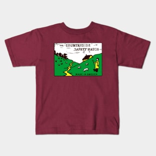 Countryside Matchbook label Kids T-Shirt